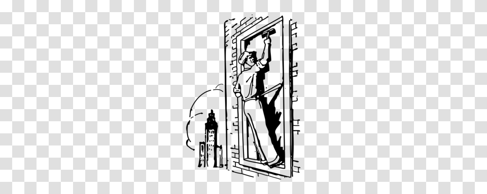 Window Cleaner Drawing Black And White Squeegee, Gray, World Of Warcraft Transparent Png