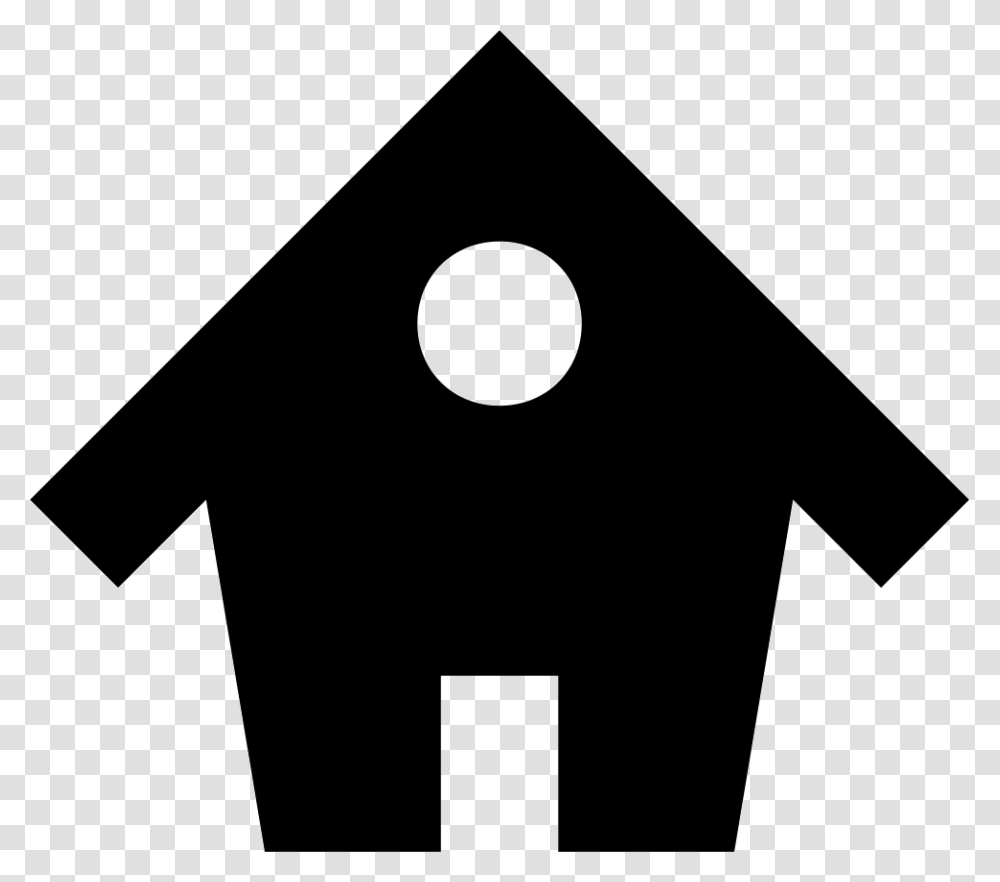 Window House Home Computer Icons Building Icon, Triangle, Stencil, Moon Transparent Png