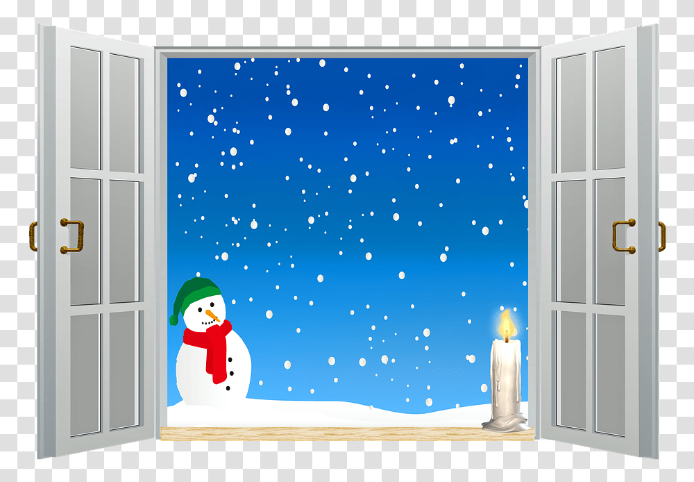 Window, Outdoors, Nature, Snow, Winter Transparent Png