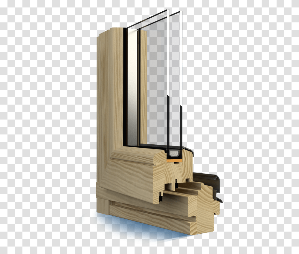 Window Reflection Chassis 68 Bois, Wood, Plywood, Furniture, Electronics Transparent Png