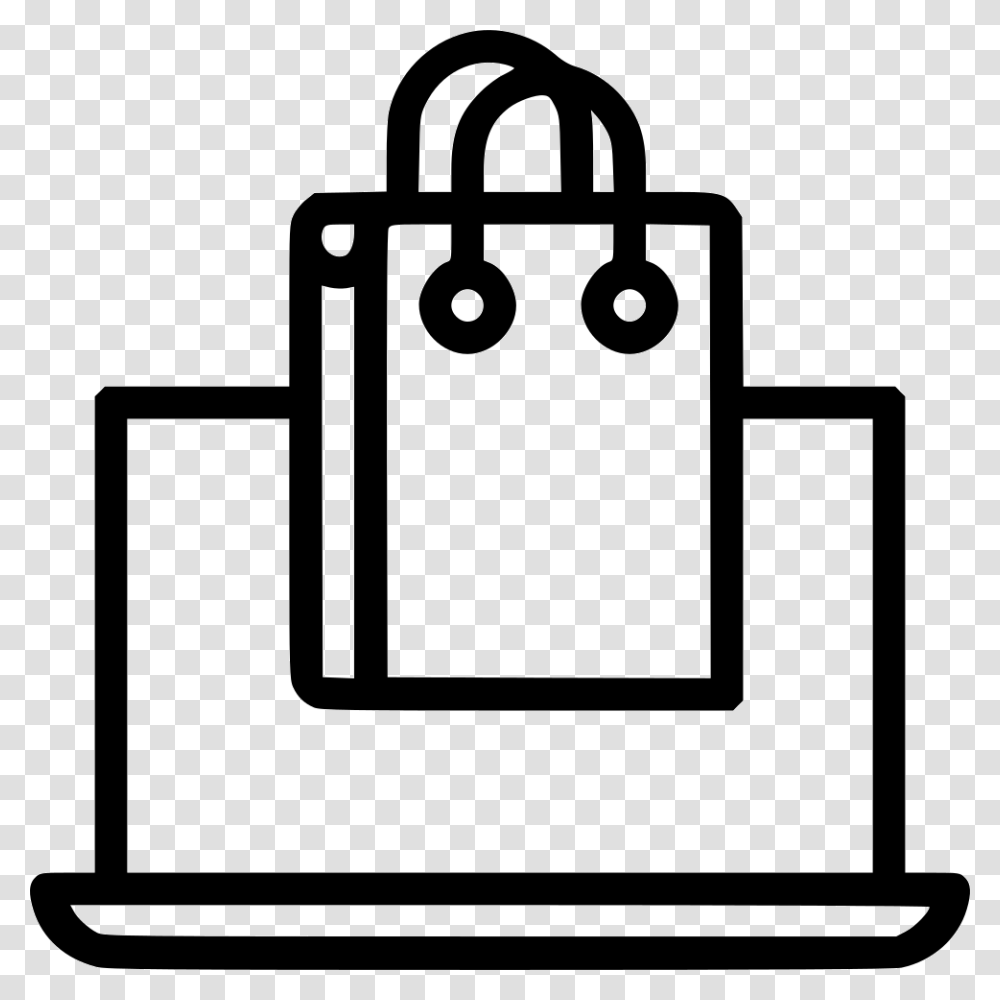 Window Shopping Icon, Stencil, Bag, Silhouette Transparent Png