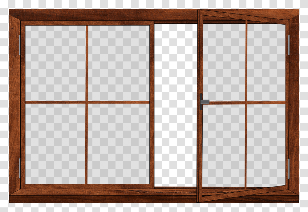 Window Twin Double Hung Open, Door, Hardwood, Picture Window, Sliding Door Transparent Png
