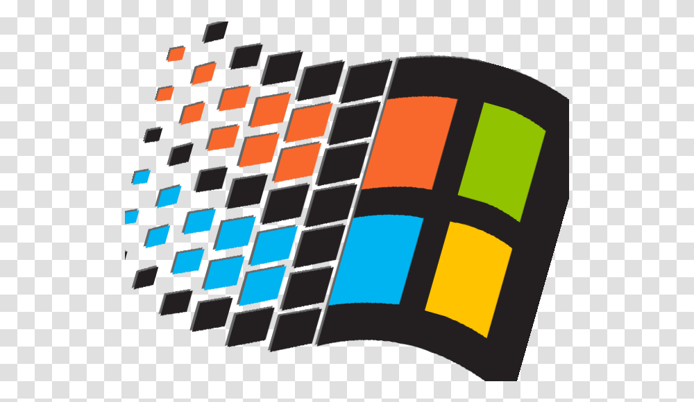 Windows 3x Logo But In 95 98 2000 Me Remi Windows 95 Logo, Computer Keyboard, Computer Hardware, Electronics, Rug Transparent Png