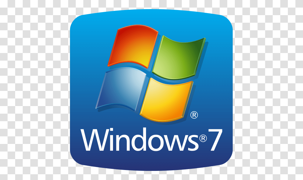 Windows 7 Logo, Label, Trademark Transparent Png