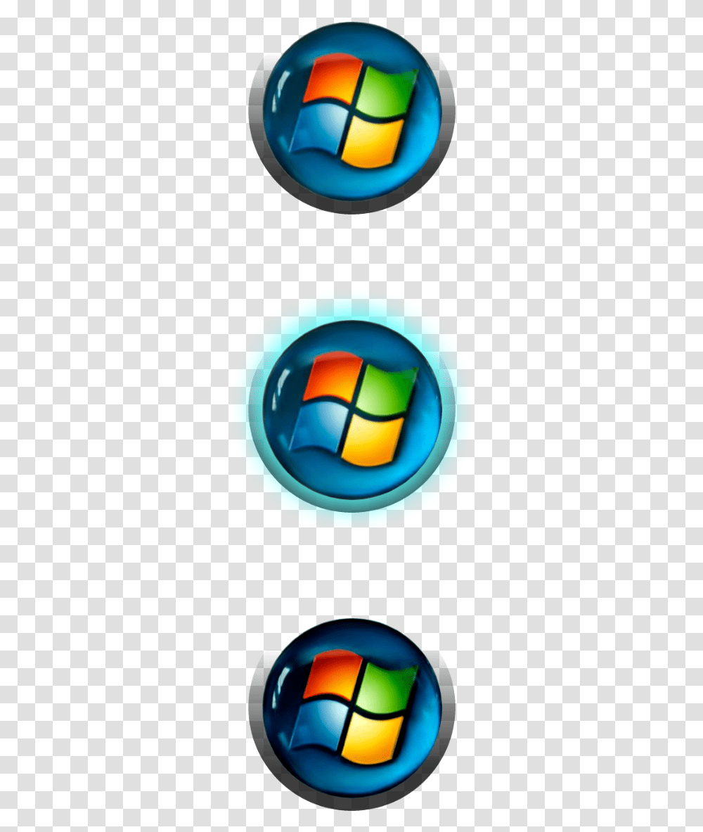 Windows 7 Start Button Small, Sphere, Mouse, Hardware, Computer Transparent Png