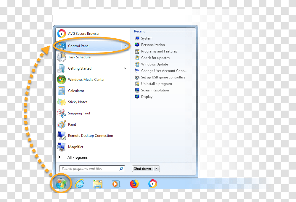 Windows 7 Start Menu, Electronics, Computer, File Transparent Png