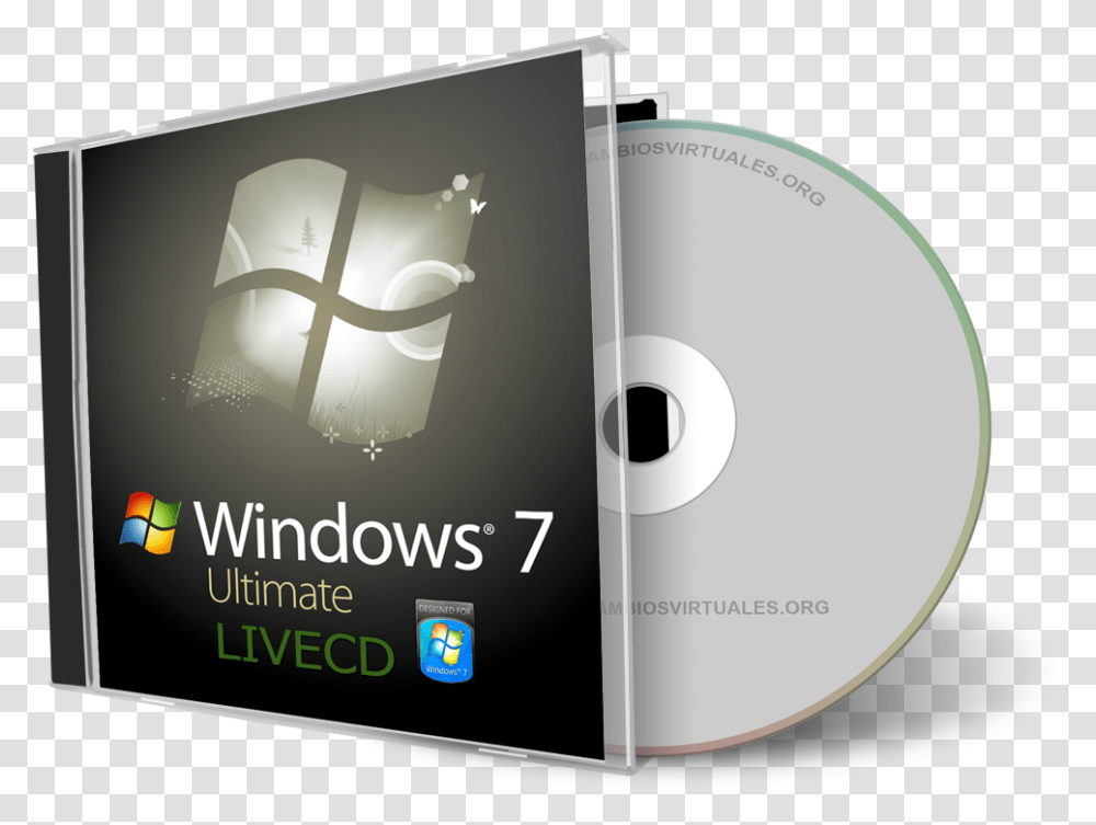 Windows 7 Ultimate X64 Bit, Disk, Dvd Transparent Png