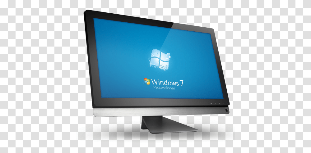 Windows 7 Windows 7 Computer Monitor, Screen, Electronics, Display, Pc Transparent Png