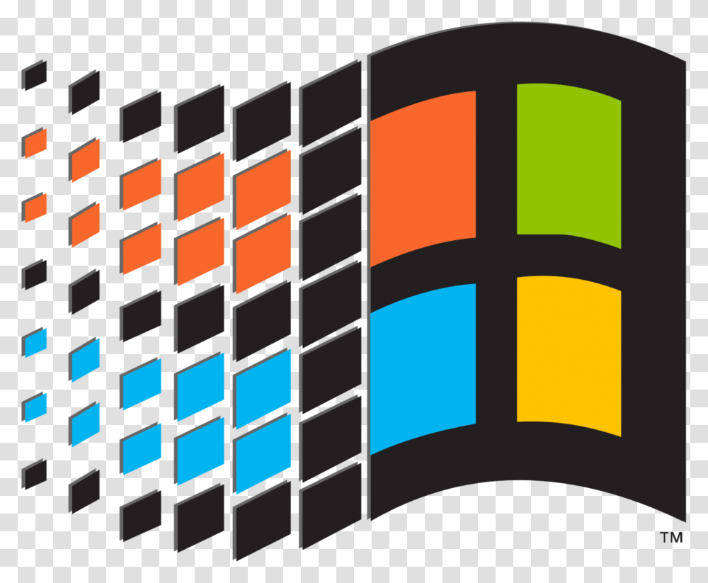 Windows 95 Clip Art Library Logo Windows 95, Architecture, Building, Urban, Lighting Transparent Png