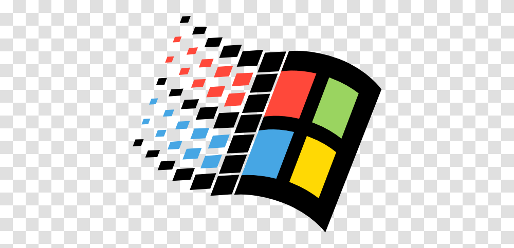 Windows 95 Flag, Clock, Digital Clock Transparent Png