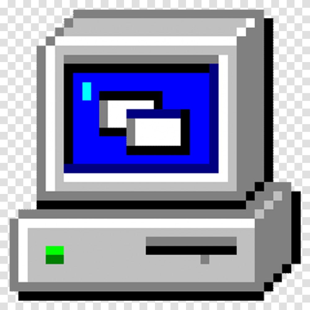 Windows 95 Windows 98 My Computer Icon, Electronics, Hardware, Pc, Network Transparent Png
