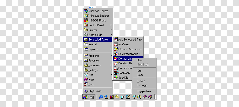 Windows 98 Customising Explorer Windows 95 Start Menu, Number, Symbol, Text, Plot Transparent Png