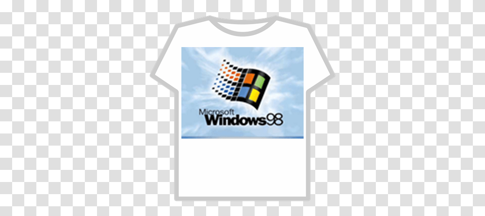 Windows 98 T Microsoft Plus Windows 95, Clothing, Apparel, Symbol, Flag Transparent Png