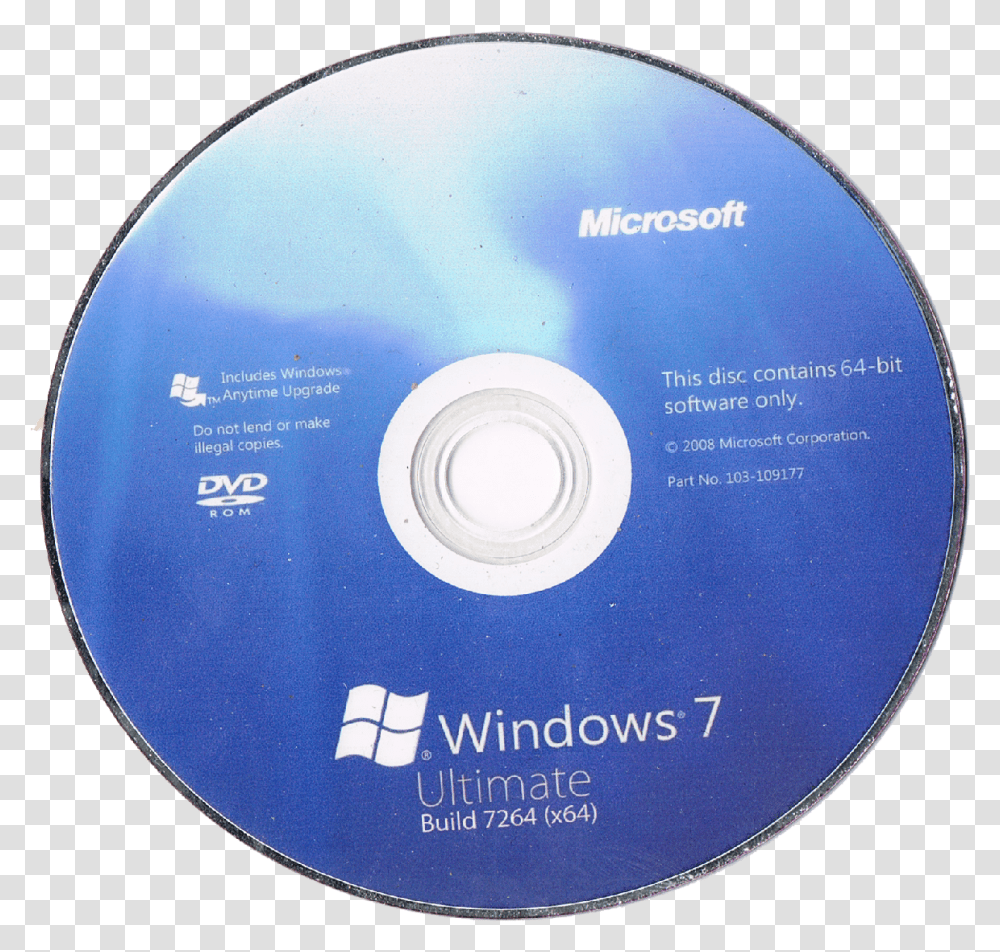 Windows Cd Cover Photos Windows 7 Cd Cover, Disk, Dvd Transparent Png