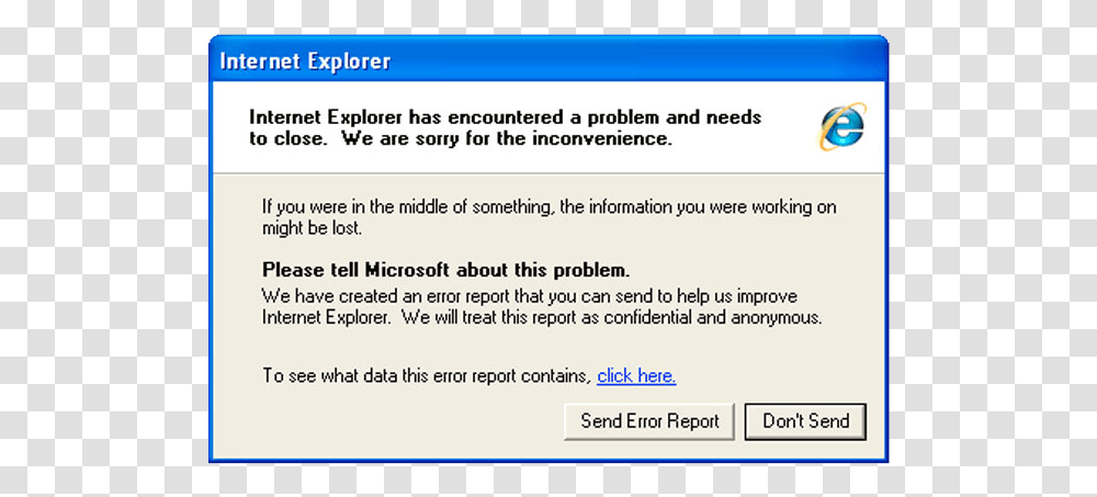 Windows Internet Explorer Error, Driving License, Document, Page Transparent Png