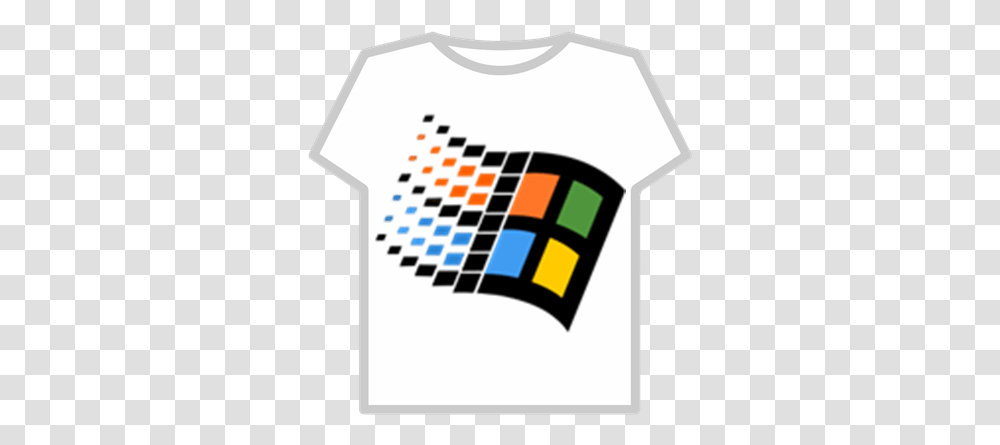 Windows Logo Windows Shirt Roblox, Clothing, Apparel, T-Shirt, Sleeve Transparent Png