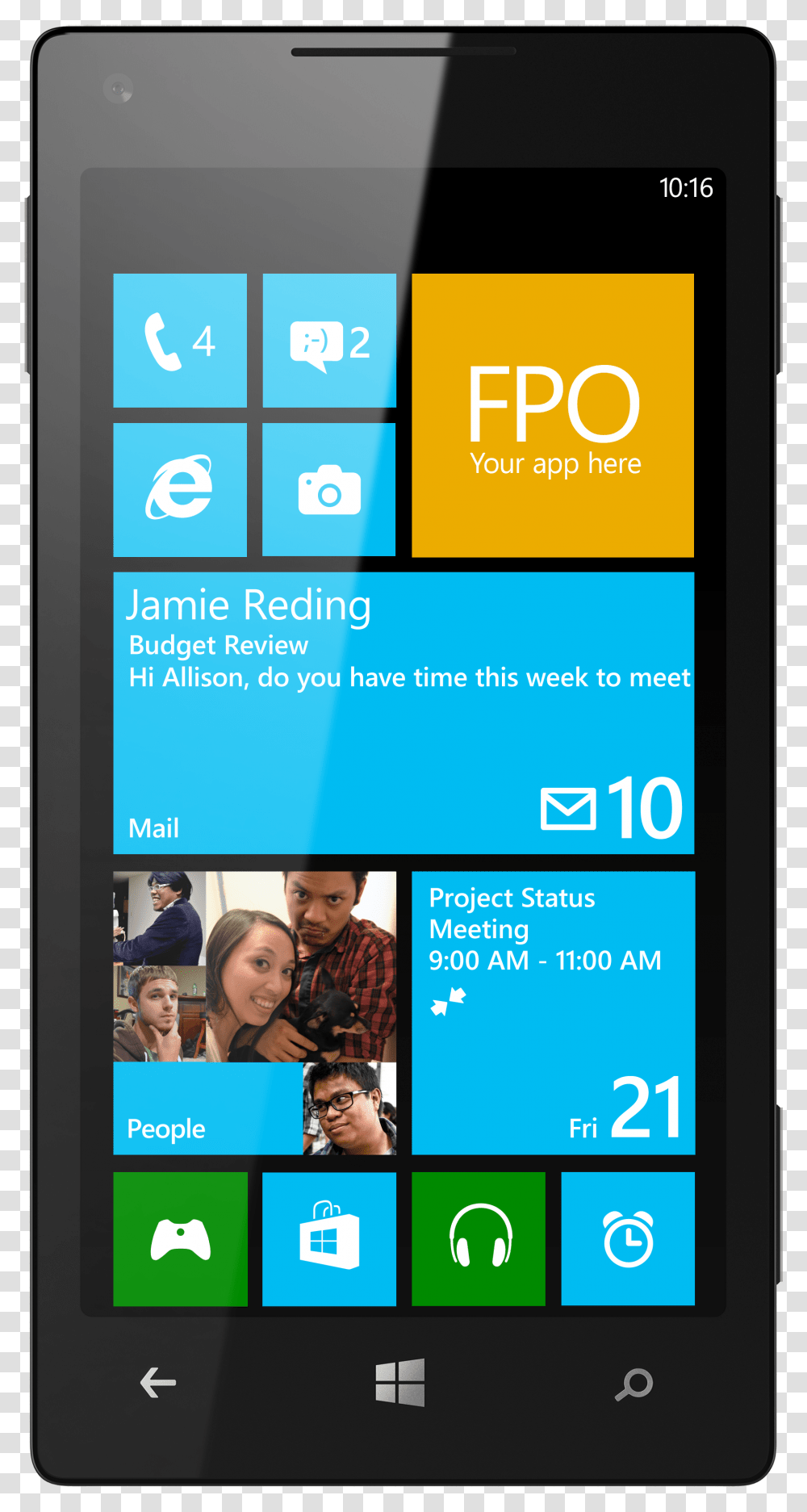 Windows Phone Vector, Person, Human, Electronics, Mobile Phone Transparent Png
