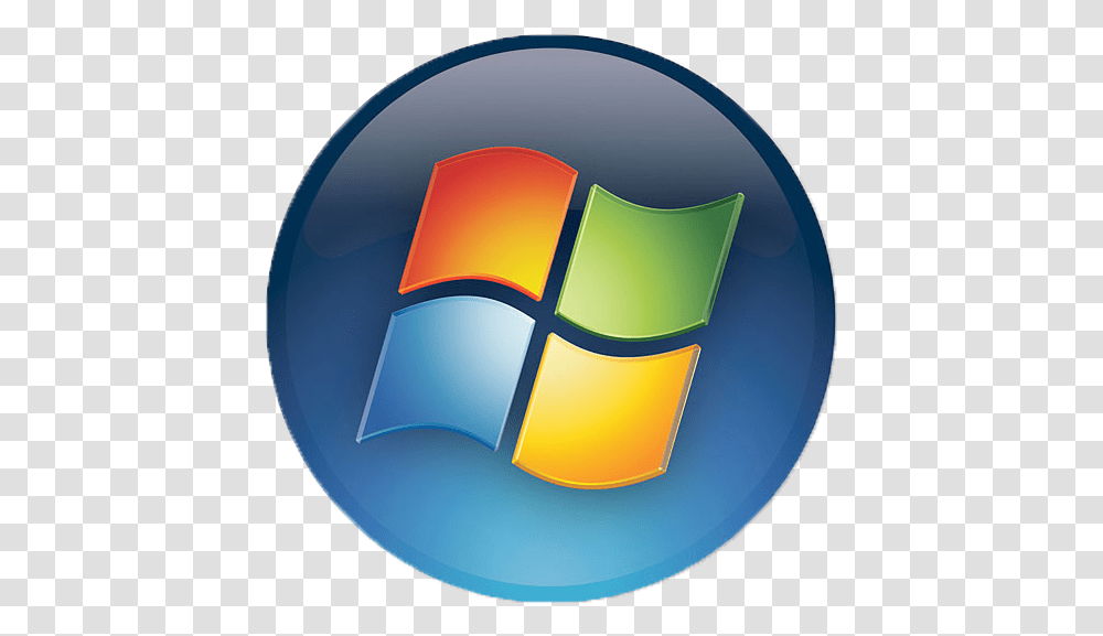 Windows Round Logo Windows 7 Logo, Lamp, Symbol, Trademark, Graphics Transparent Png