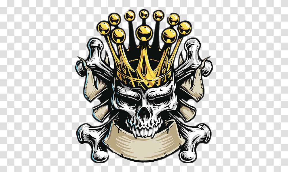 Windows Tools King Skull With Crown, Architecture, Building, Emblem, Symbol Transparent Png