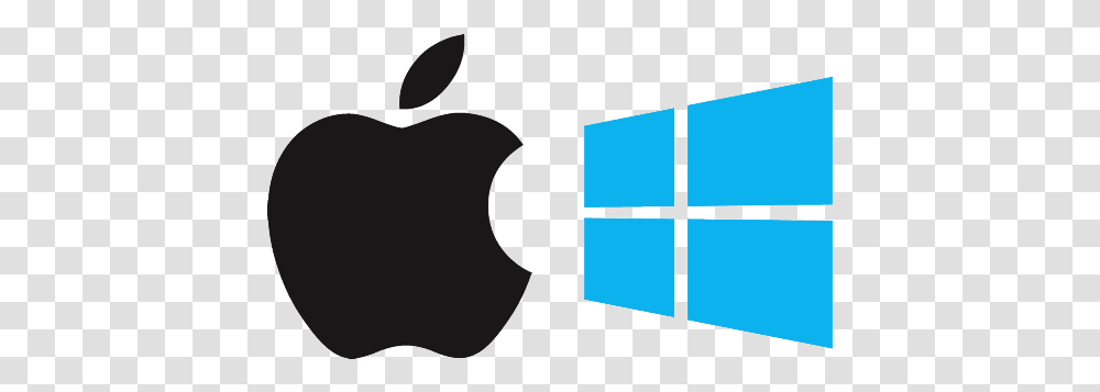 Windows V Apple Logo With Mobile, Symbol, Trademark, Batman Logo Transparent Png