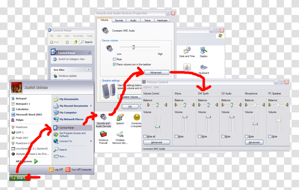 Windows Volume Mixer Midi, Electronics, Computer, File Transparent Png