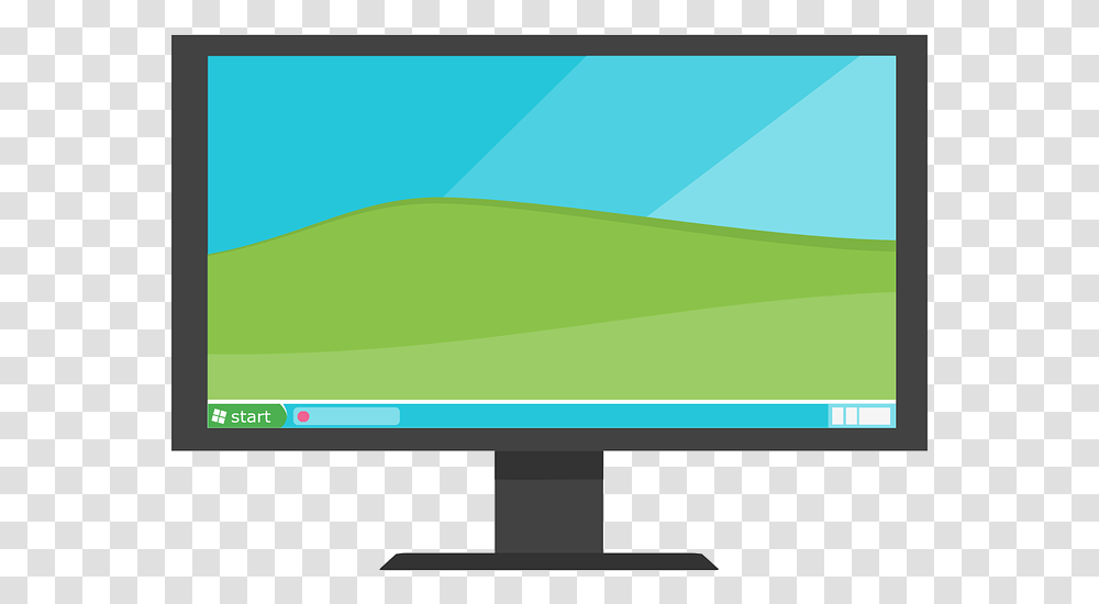 Windows Xp, Monitor, Screen, Electronics, Display Transparent Png