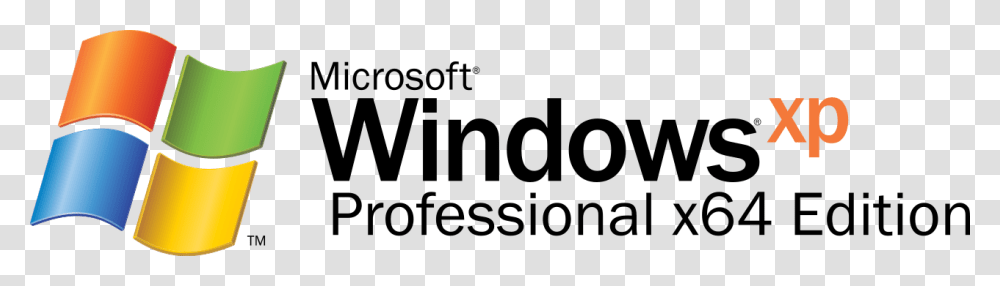 Windows Xp Professional X64 Edition Logo Windows Xp Professional Logo Transparent Png