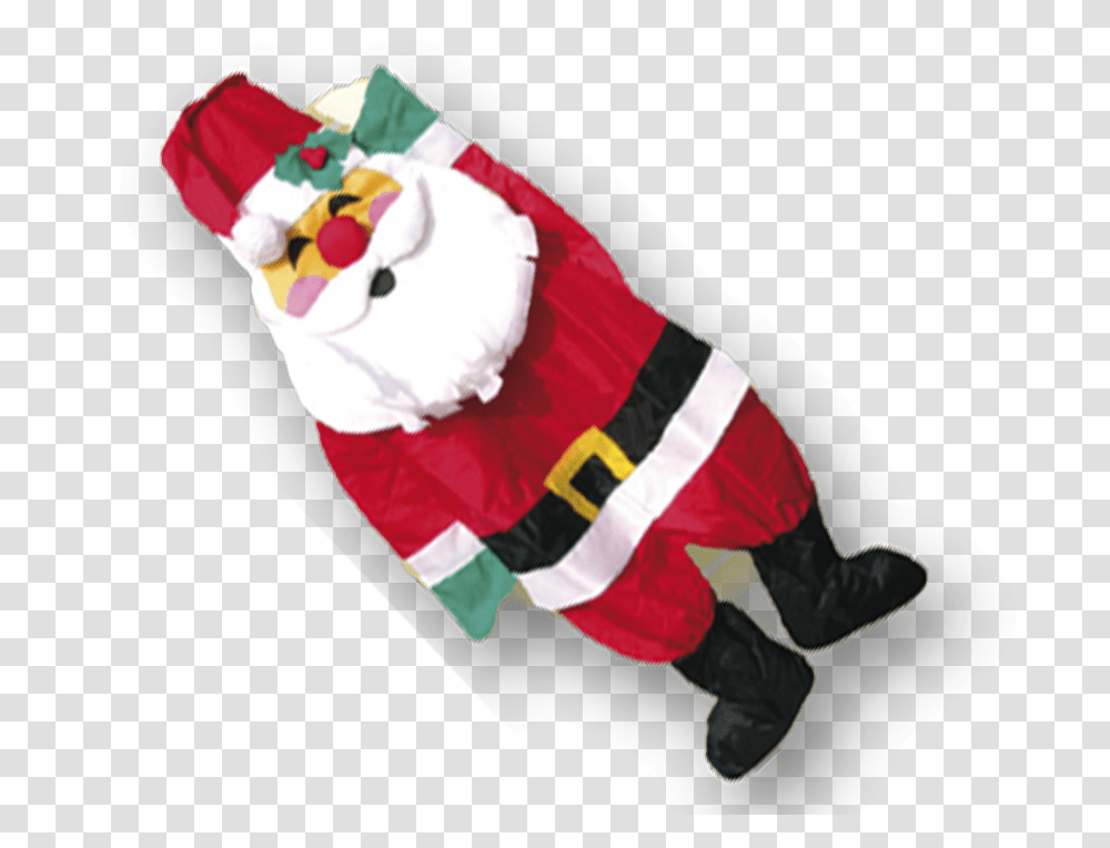 Windsock Father Christmas Santa Claus, Apparel, Person, Human Transparent Png