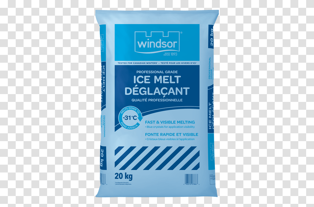 Windsor Professional Grade Ice Melt Packaging And Labeling, Flyer, Food, Beverage, First Aid Transparent Png