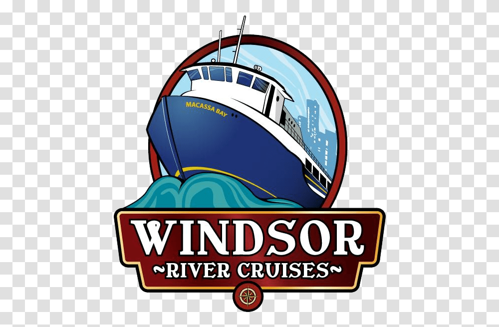 Windsor River Cruises Windsor River Boat Cruise, Helmet, Transportation, Vehicle, Poster Transparent Png