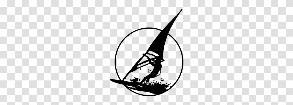Windsurfing Clip Art Free Vector, Stencil, Logo, Trademark Transparent Png