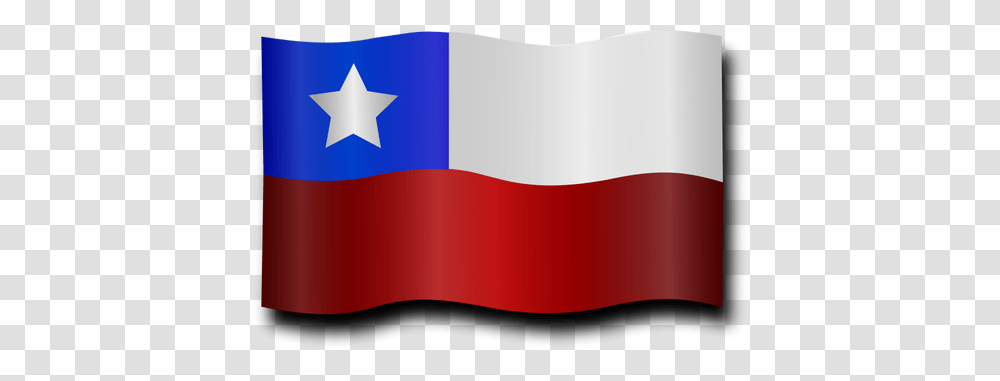 Windy Chilean Flag Vector Clip Art Bandera Chilena, American Flag Transparent Png