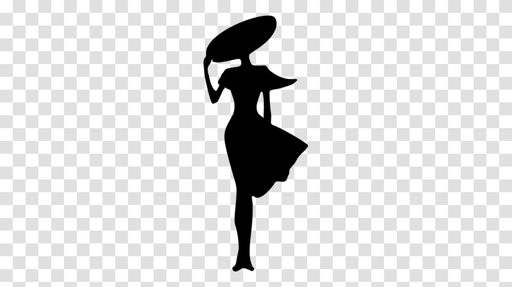 Windy Lady Silhouette, Gray, World Of Warcraft Transparent Png