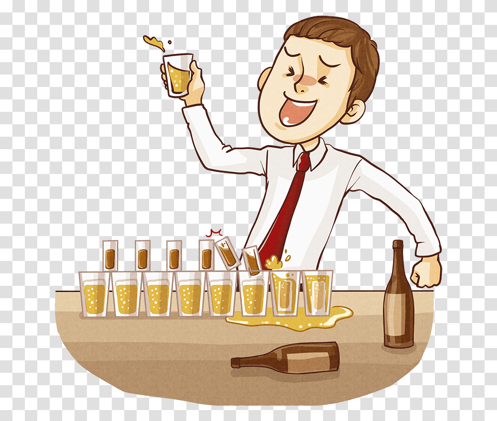 Wine Alcohol Intoxication Alcoholic Drink Illustration Drinking Alcohol Pictures Cartoons, Person, Human, Bartender, Worker Transparent Png
