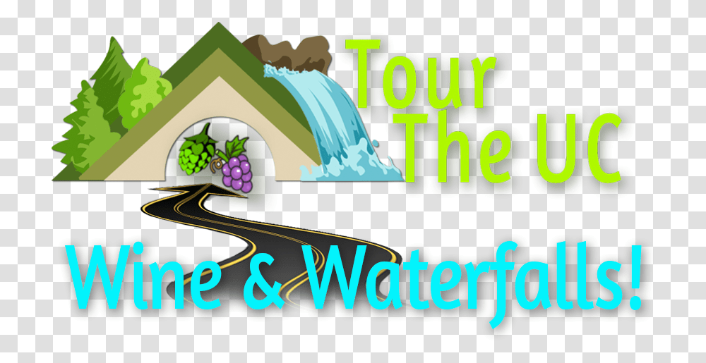 Wine And Waterfalls Graphic Design, Nature, Outdoors, Alphabet Transparent Png
