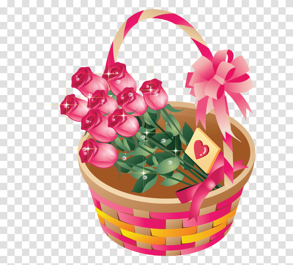 Wine Basket Clipart Flower Clipart Background, Birthday Cake, Dessert, Food, Plant Transparent Png