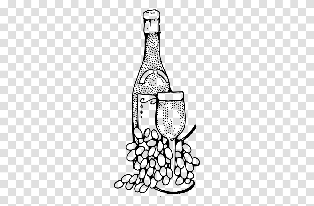Wine Bottle And Glass Clip Art Free Vector, Beverage, Drink, Alcohol, Pop Bottle Transparent Png