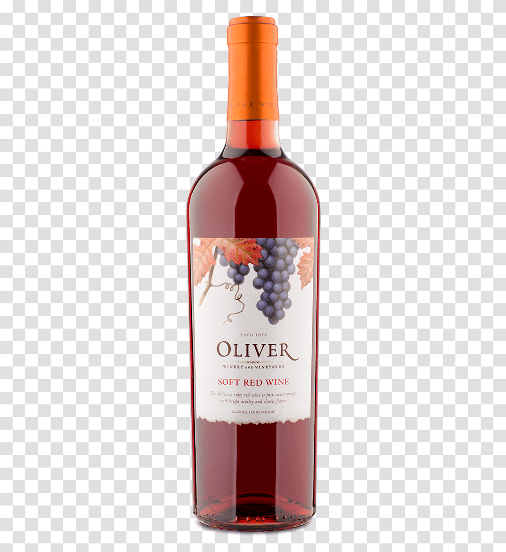 Wine Bottles Oliver Soft Red Wine, Alcohol, Beverage, Drink, Plant Transparent Png