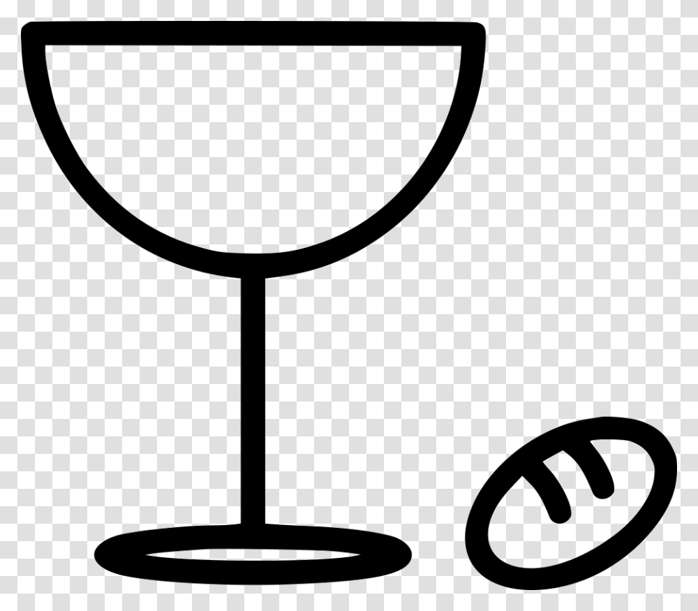 Wine Bread Communion Tradition Clipart Eucharist, Lamp, Glass, Alcohol, Beverage Transparent Png