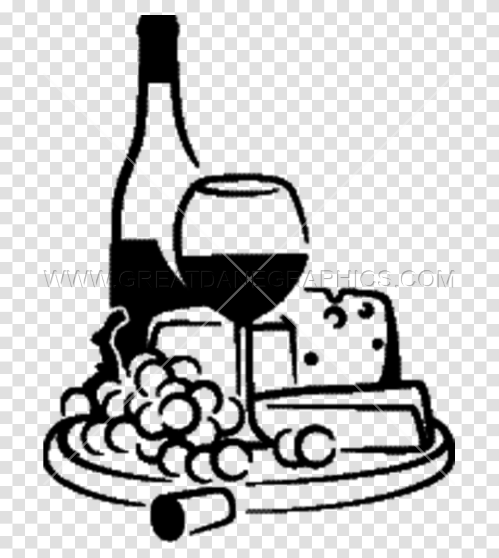 Wine Cheese Production Ready Artwork For T Shirt Printing, Tool, Bow, Lawn Mower Transparent Png