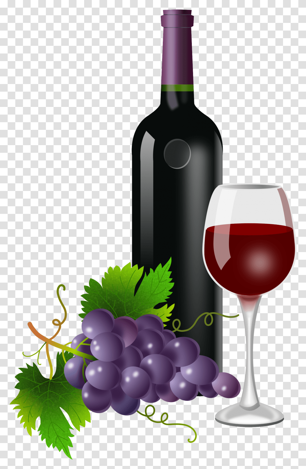 Wine Glass And Bottle, Alcohol, Beverage, Drink, Red Wine Transparent Png