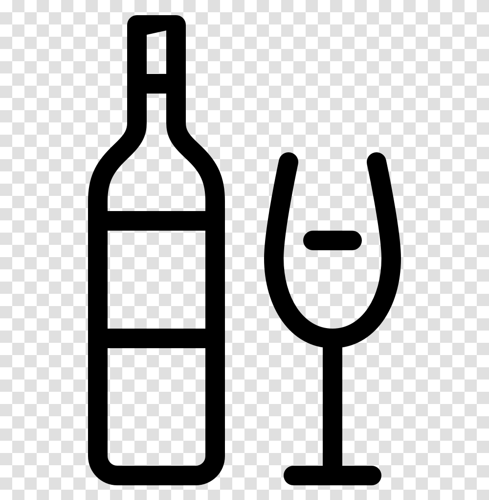 Wine Glass Icon Wine Bottle And Glass Icon, Gray, World Of Warcraft Transparent Png