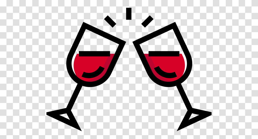 Wine Glasses Clipart, Logo, Trademark Transparent Png