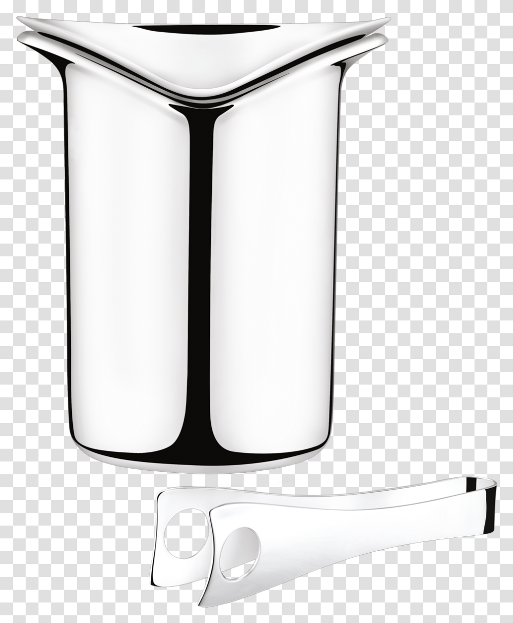 Wine Ice Bucket With Tongs Tongs, Tin, Cylinder, Can, Sink Faucet Transparent Png