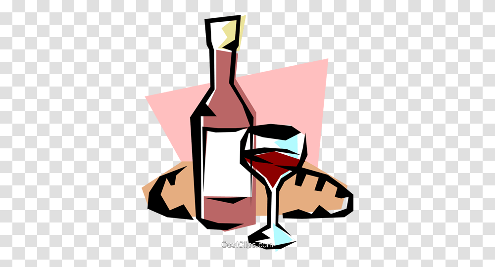 Wine Royalty Free Vector Clip Art Illustration, Alcohol, Beverage, Drink, Red Wine Transparent Png