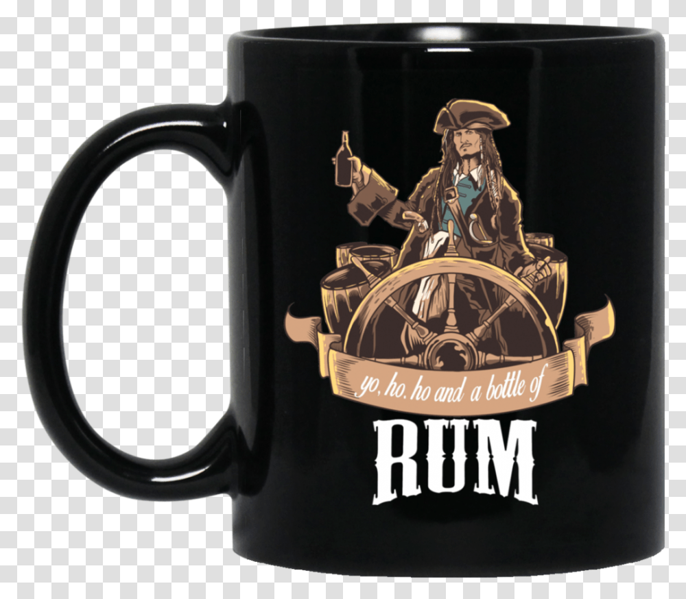 Wine Rum Mug Pirates Of The Caribbean Coffee Mug Tea, Coffee Cup, Person, Human, Stein Transparent Png