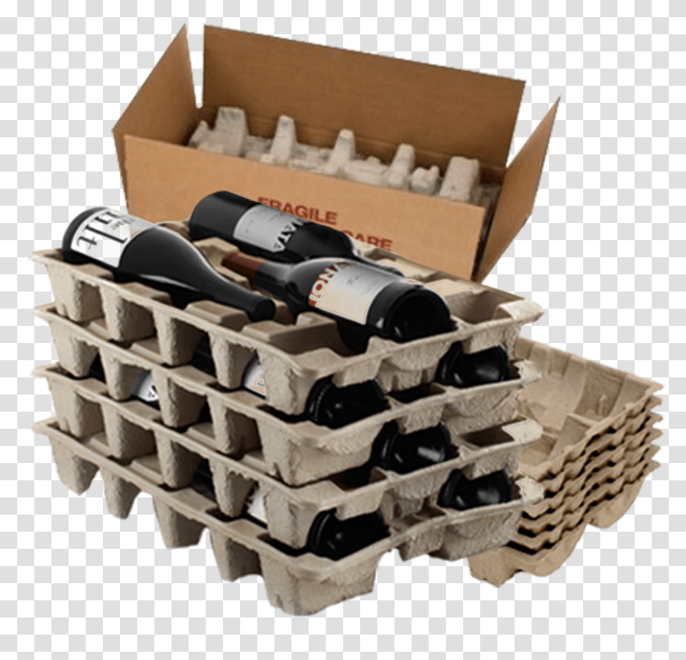 Wine Spill Corrugated Wine Shipper, Alcohol, Beverage, Drink, Bottle Transparent Png
