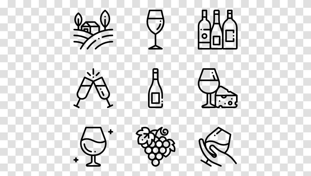 Wine Wine Picto, Gray, World Of Warcraft Transparent Png