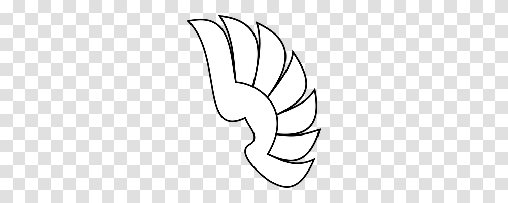 Wing Spiral, Stencil, Coil Transparent Png