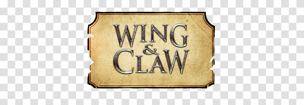 Wing And Claw Solid, Text, Alphabet, Word, Symbol Transparent Png